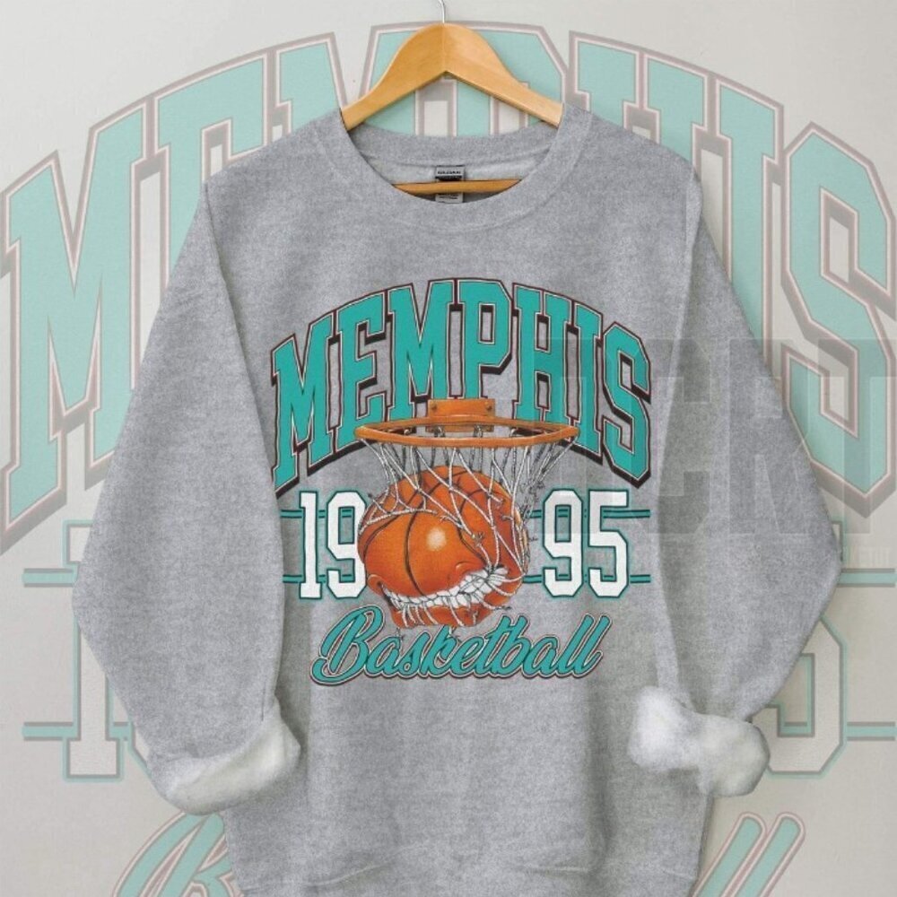 Memphis Grizzlies Basketball Retro Graphic Fan Gift Cozy Unisex Sweatshirt